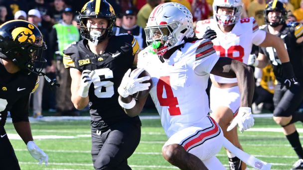 Article image accompanying Heisman of Week 5: Ohio State's Jeremiah Smith starts to pull away on WagerUp Sports News. Article image accompanying Heisman of Week 5: Ohio State's Jeremiah Smith starts to pull away on WagerUp Sports News.