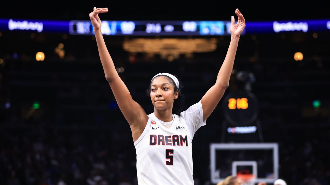 Angel Reese and the Dream have moved in front as title favorites after the Game 1 win over the Liberty. — Article image accompanying WNBA championship and Finals MVP odds: Dream become new favorites, followed by the Valkyries on WagerUp Sports News. Angel Reese and the Dream have moved in front as title favorites after the Game 1 win over the Liberty. — Article image accompanying WNBA championship and Finals MVP odds: Dream become new favorites, followed by the Valkyries on WagerUp Sports News.
