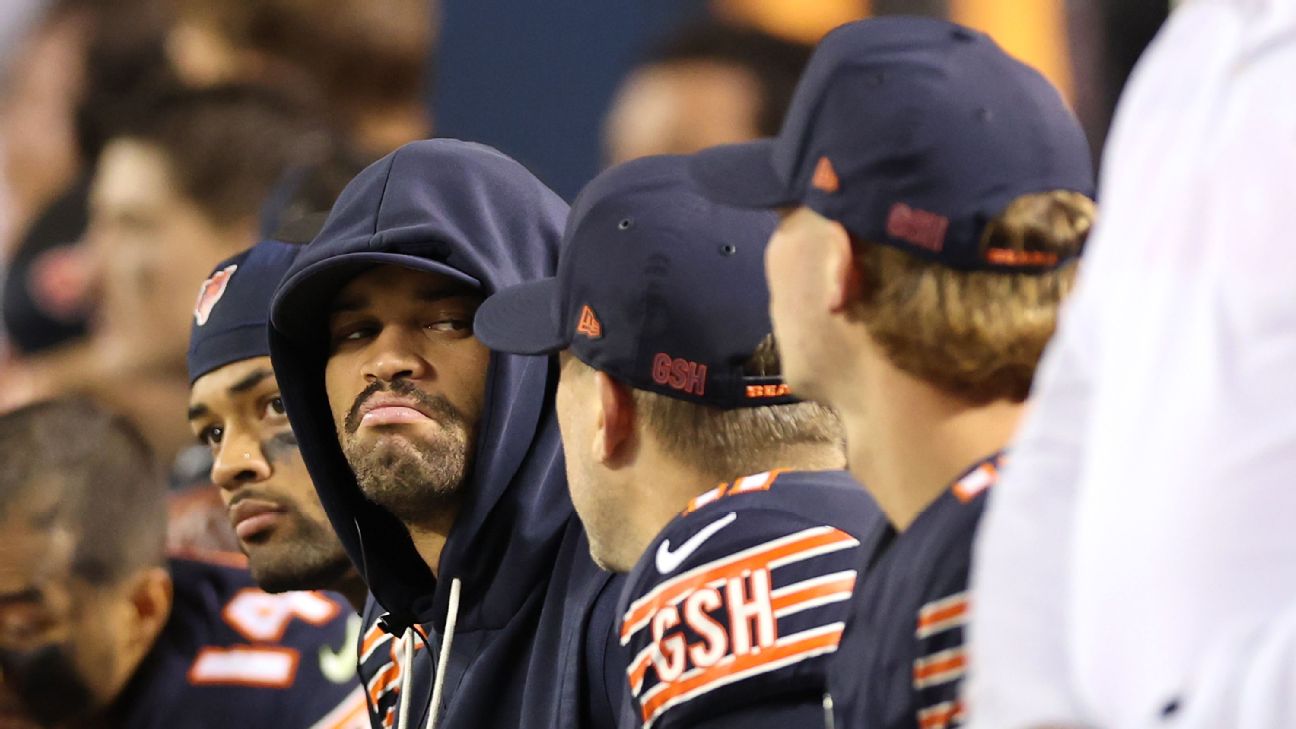 After Caleb Williams' (left) hamstring injury, sportsbook underestimated backup QB Case Keenum's (right) performance when setting the line for the Chicago Bears' matchup with the Philadelphia Eagles in Week 3. — Article image accompanying How the sportsbooks adjust after high volume of early-season NFL injuries on WagerUp Sports News. After Caleb Williams' (left) hamstring injury, sportsbook underestimated backup QB Case Keenum's (right) performance when setting the line for the Chicago Bears' matchup with the Philadelphia Eagles in Week 3. — Article image accompanying How the sportsbooks adjust after high volume of early-season NFL injuries on WagerUp Sports News.