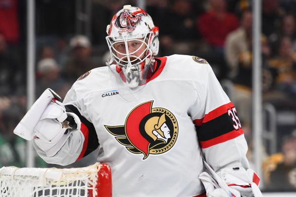 Article image accompanying Linus Ullmark exits in 'precautionary' move against Bruins on WagerUp Sports News. Article image accompanying Linus Ullmark exits in 'precautionary' move against Bruins on WagerUp Sports News.