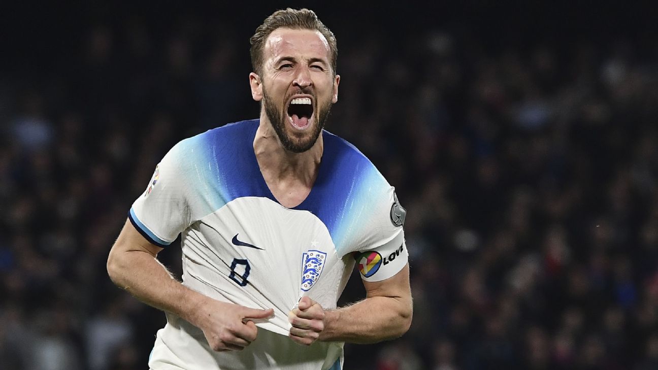 Kane become England's all-time record goalscorer in 2023, when he scored his 54th goal for the country.