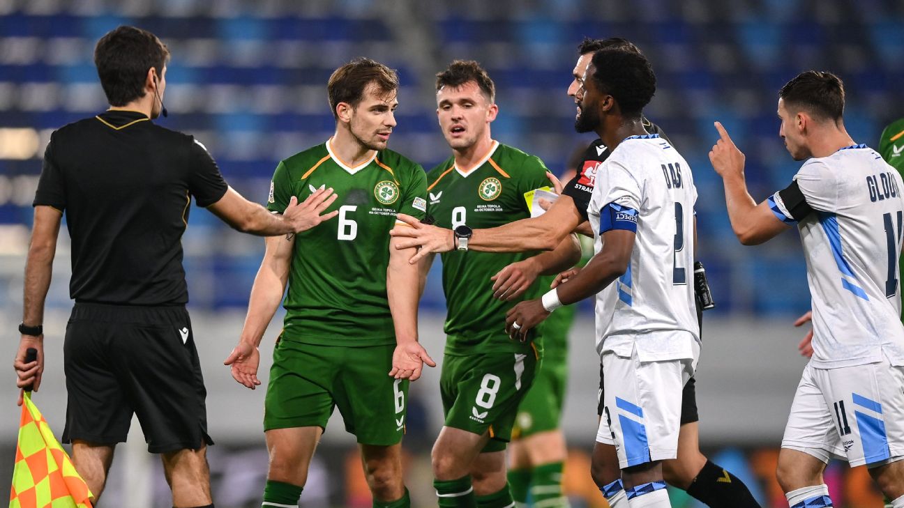Article image accompanying UEFA launches investigation into alleged Ireland, Israel incidents on WagerUp Sports News. Article image accompanying UEFA launches investigation into alleged Ireland, Israel incidents on WagerUp Sports News.