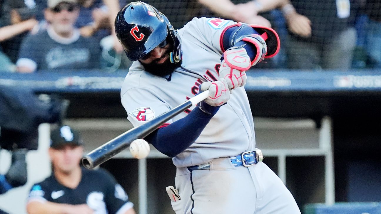Guardians break out bats with season on line, stave off elimination in Game 3