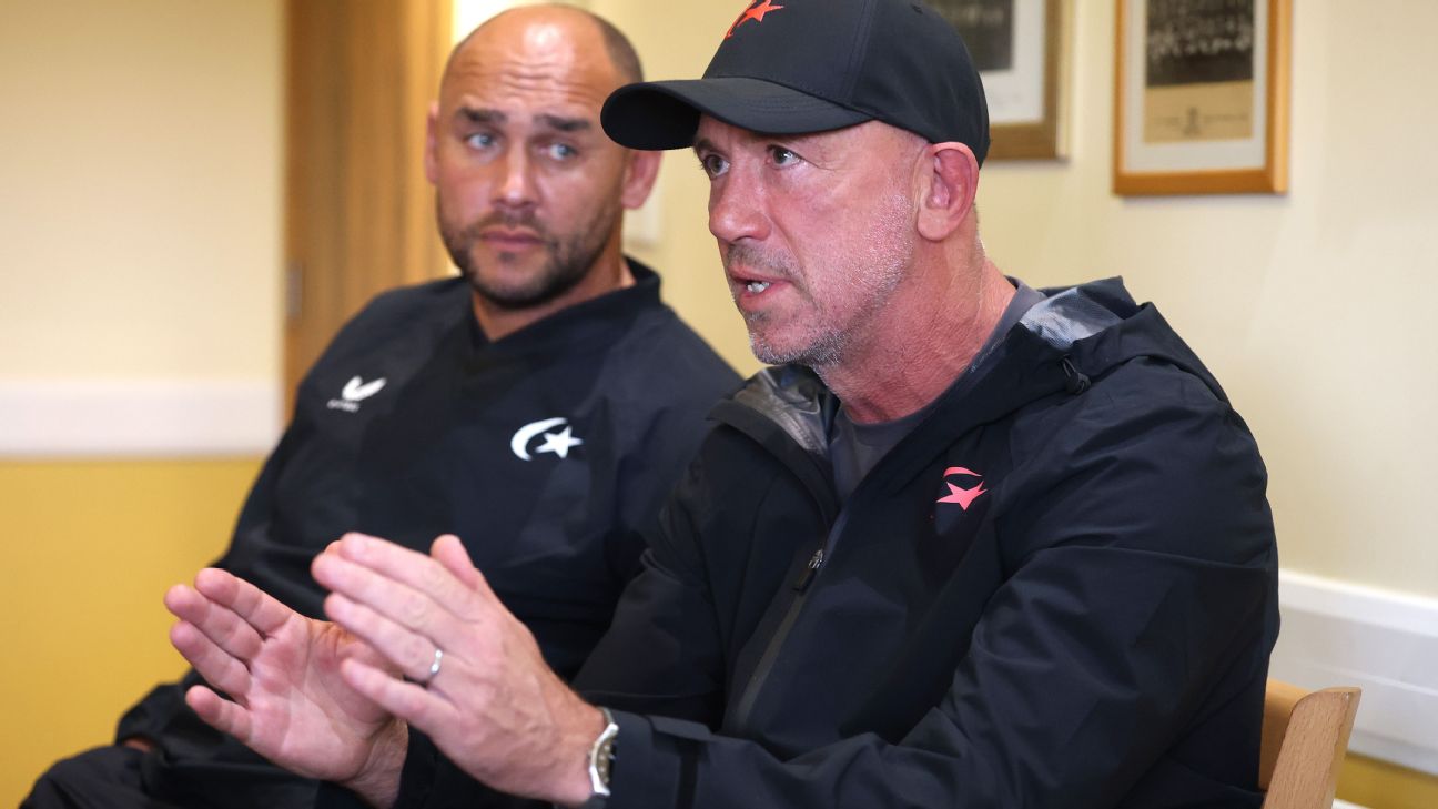 Article image accompanying Fines for missing media duties like 'something from an autocratic land' - Saracens coach on WagerUp Sports News. Article image accompanying Fines for missing media duties like 'something from an autocratic land' - Saracens coach on WagerUp Sports News.