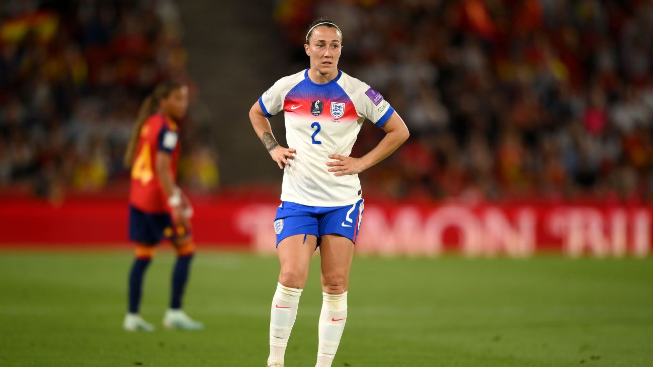 Article image accompanying Lucy Bronze out of England squad with injury, Ella Toone returns on WagerUp Sports News. Article image accompanying Lucy Bronze out of England squad with injury, Ella Toone returns on WagerUp Sports News.