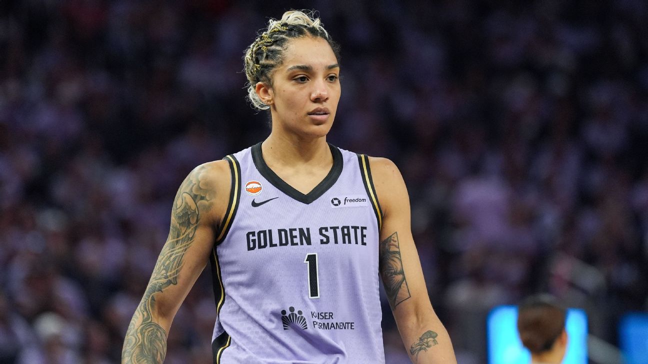 Gabby Williams, who was the Valkyries' marquee free agent acquisition this past offseason, has her team on the verge of playing for the title in only their second season. — Article image accompanying WNBA championship and Finals MVP odds: Valkyries, Gabby Williams the favorites on WagerUp Sports News. Gabby Williams, who was the Valkyries' marquee free agent acquisition this past offseason, has her team on the verge of playing for the title in only their second season. — Article image accompanying WNBA championship and Finals MVP odds: Valkyries, Gabby Williams the favorites on WagerUp Sports News.