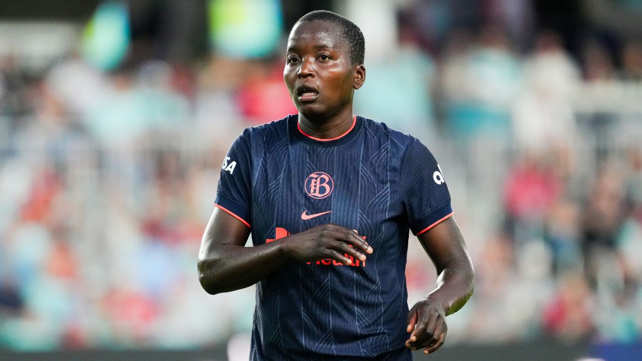 Racheal Kundananji is headed to the Chicago Stars from Bay FC. — Article image accompanying Chicago Stars sign Zambia star Racheal Kundananji from Bay FC on WagerUp Sports News. Racheal Kundananji is headed to the Chicago Stars from Bay FC. — Article image accompanying Chicago Stars sign Zambia star Racheal Kundananji from Bay FC on WagerUp Sports News.