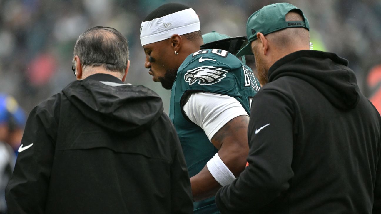 RB Barkley, WR Smith among 5 Eagles ruled out for London game vs. Jags