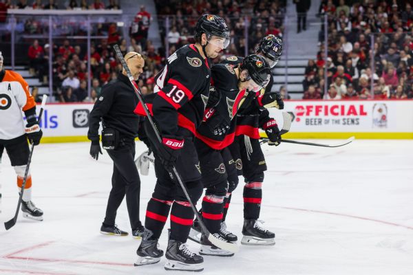 Article image accompanying Senators' Eklund out for 'extended' period with ankle injury on WagerUp Sports News. Article image accompanying Senators' Eklund out for 'extended' period with ankle injury on WagerUp Sports News.