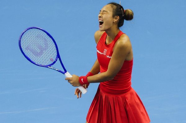 Article image accompanying Zheng Qinwen withdraws from Wuhan Open with shoulder injury on WagerUp Sports News.