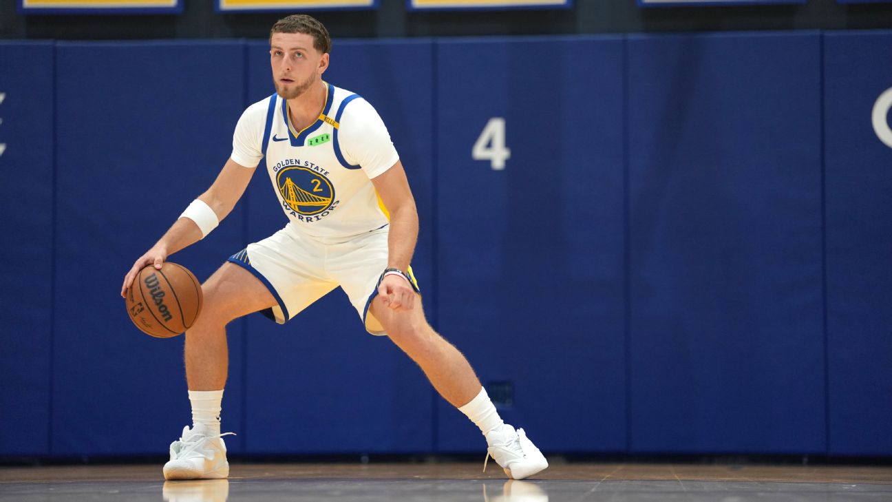 Article image accompanying Warriors give Brandin Podziemski 5-year, $110M extension on WagerUp Sports News. Article image accompanying Warriors give Brandin Podziemski 5-year, $110M extension on WagerUp Sports News.