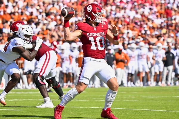 Article image accompanying Oklahoma stuns No. 1 Texas in last second in Red River Rivalry on WagerUp Sports News. Article image accompanying Oklahoma stuns No. 1 Texas in last second in Red River Rivalry on WagerUp Sports News.