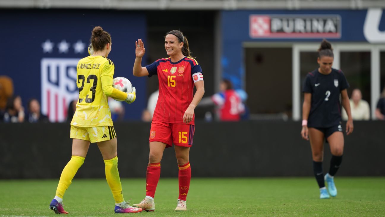 Adriana Nanclares and Laia Codina — Article image accompanying Clinical Spain show USWNT what it takes to be world champions on WagerUp Sports News. Adriana Nanclares and Laia Codina — Article image accompanying Clinical Spain show USWNT what it takes to be world champions on WagerUp Sports News.