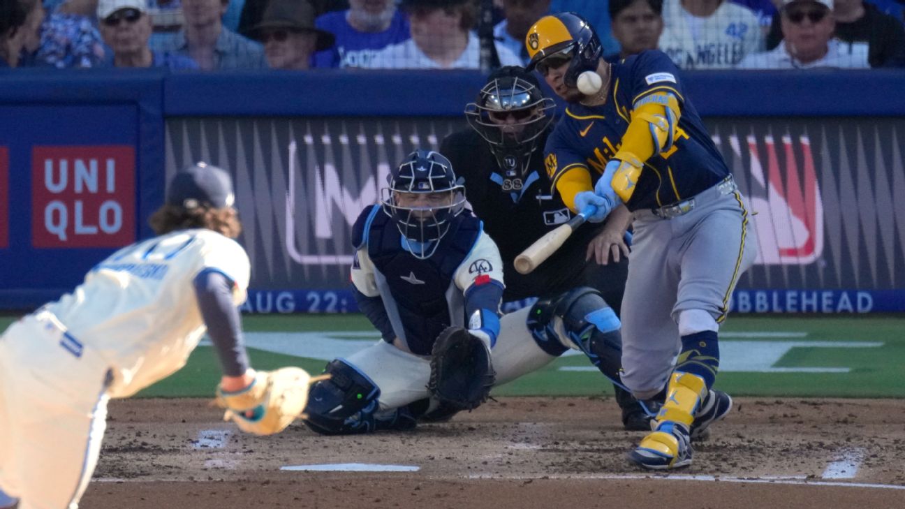 The Brewers took three of four from the Dodgers in August. Who comes on top in our rankings? — Article image accompanying MLB playoffs 2026: Ranking the final four teams on WagerUp Sports News. The Brewers took three of four from the Dodgers in August. Who comes on top in our rankings? — Article image accompanying MLB playoffs 2026: Ranking the final four teams on WagerUp Sports News.