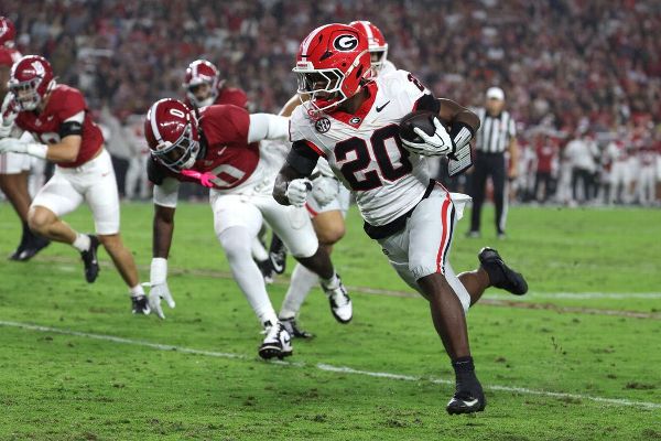 Article image accompanying Georgia beats No. 6 Alabama to stake claim to No. 1 ranking on WagerUp Sports News. Article image accompanying Georgia beats No. 6 Alabama to stake claim to No. 1 ranking on WagerUp Sports News.