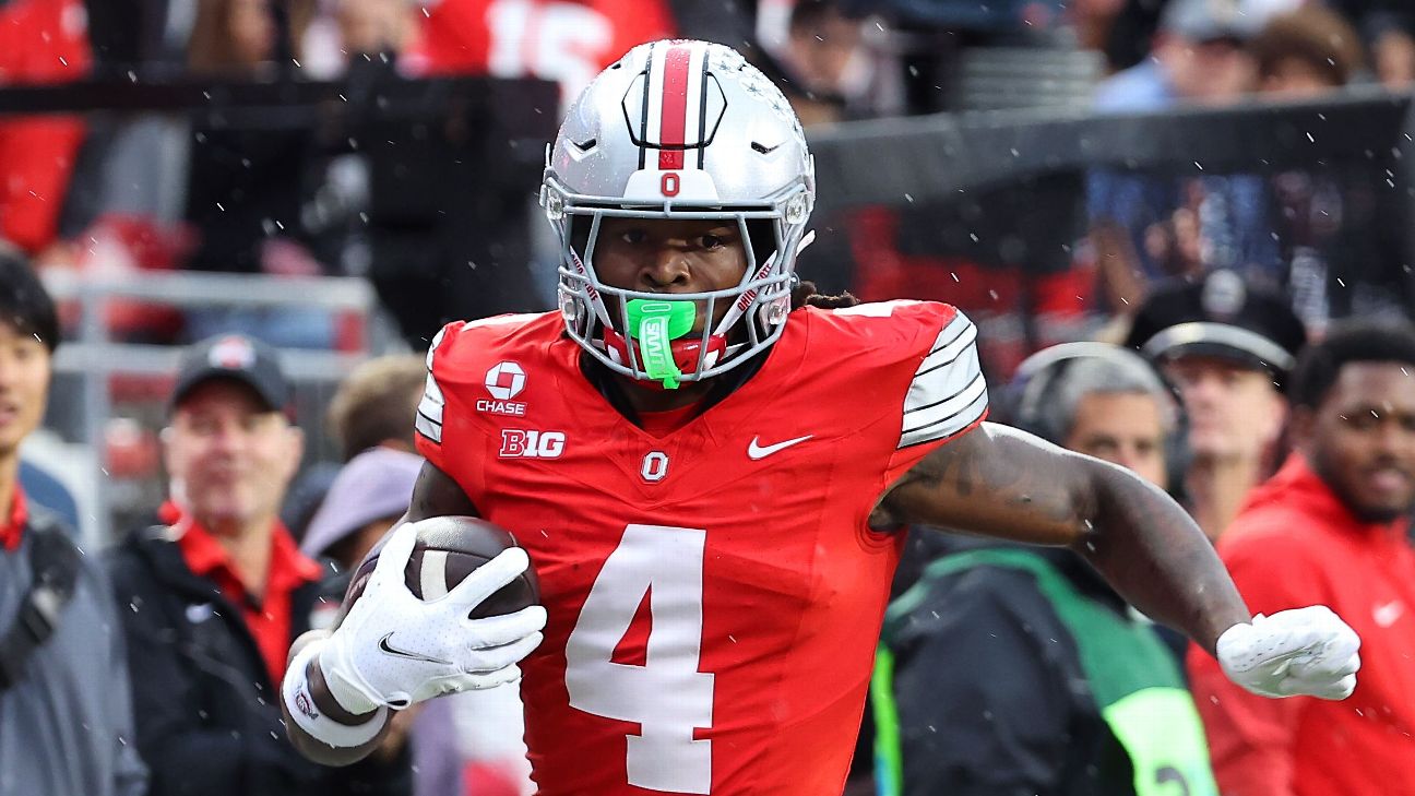 Jeremiah Smith added two more touchdowns to his total in the blowout win over Maryland on Saturday. — Article image accompanying Betting buzz: Jeremiah Smith passes Arch Manning as favorite to be No. 1 pick in NFL draft on WagerUp Sports News. Jeremiah Smith added two more touchdowns to his total in the blowout win over Maryland on Saturday. — Article image accompanying Betting buzz: Jeremiah Smith passes Arch Manning as favorite to be No. 1 pick in NFL draft on WagerUp Sports News.