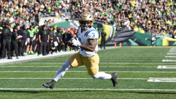 UCLA running back Wayne Knight has rushed for 10 touchdowns through Week 6.
