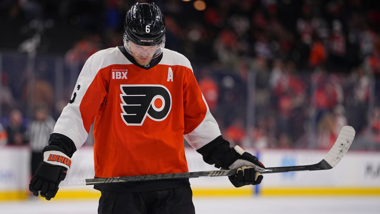 espn.com - Flyers winless in 7 games, their worst start in franchise history