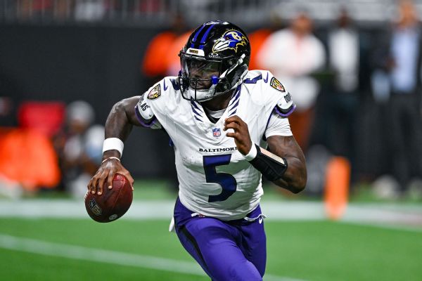 Tyler Huntley "doesn't really get rattled," said coach Jesse Minter. "He just is always the same and he keeps such a good demeanor about him, keeps his composure. He played with more and more confidence as the game went on and as the moments got bigger."