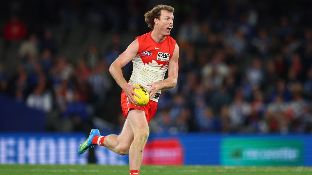 Nick Blakey had five years remaining on his Swans deal before requesting a trade. — Article image accompanying Sydney Swans trade star defender to North Melbourne on WagerUp Sports News.