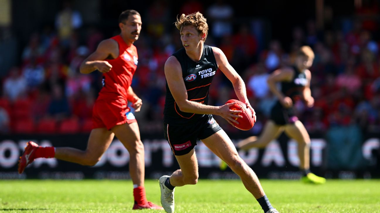 Lachie Whitfield joins Toby Greene, Jesse Hogan, and Jake Stringer in departing the Giants this offseason. — Article image accompanying AFL tracker: every player who moved in free agency and the trade period on WagerUp Sports News.