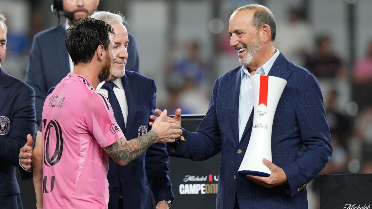 Article image accompanying Garber won't dish on exchange with Messi: 'Between me and Leo' on WagerUp Sports News.