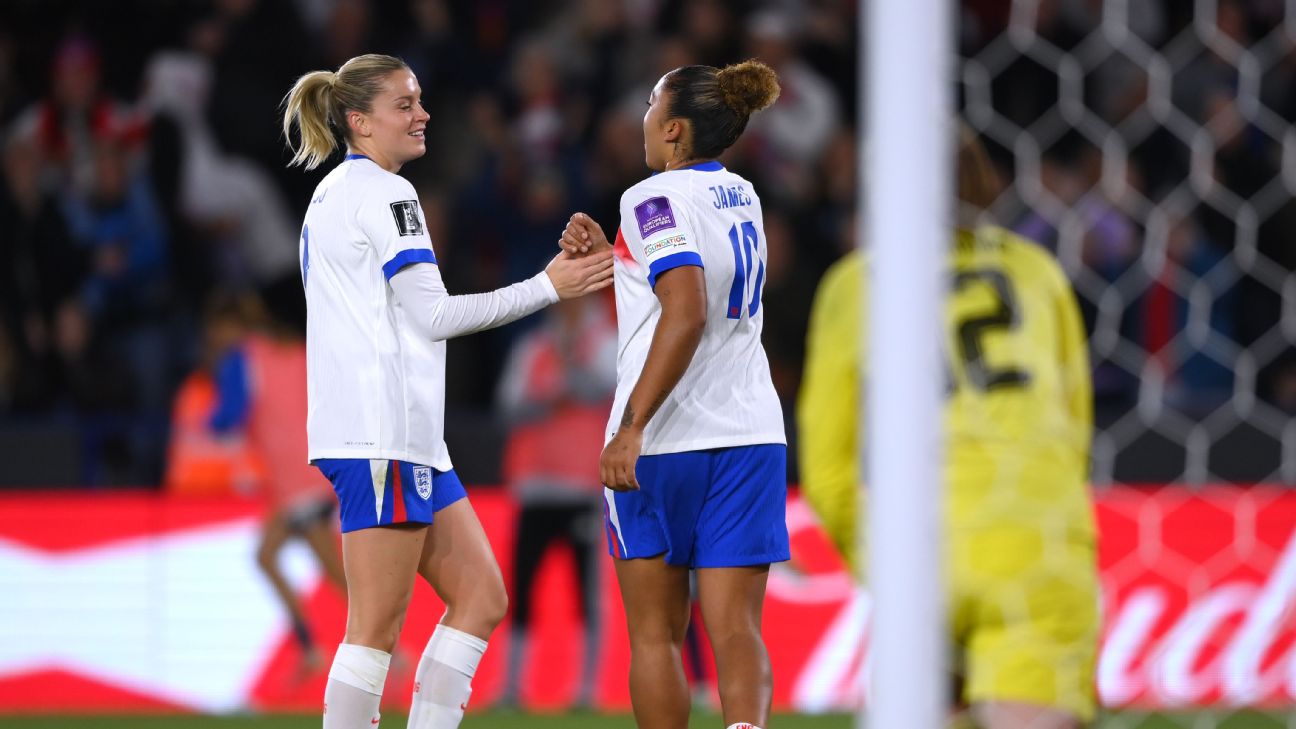 Article image accompanying England vs. Greece LIVE: Women's World Cup playoff semifinal updates as Lionesses running riot on WagerUp Sports News. Article image accompanying England vs. Greece LIVE: Women's World Cup playoff semifinal updates as Lionesses running riot on WagerUp Sports News.