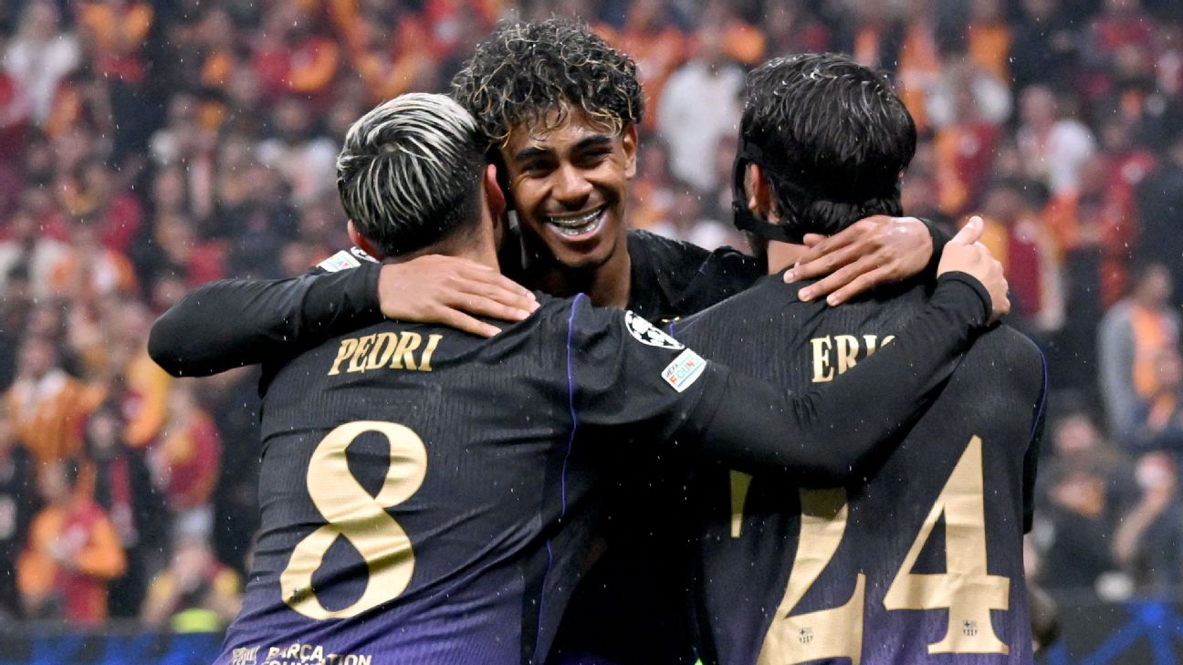Flick urges caution as Barcelona extend perfect start with Champions League win