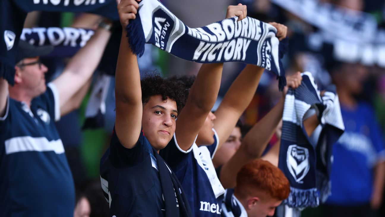 Melbourne Victory fans — Article image accompanying For the A-League, a new season brings an old challenge: How do you make people care? on WagerUp Sports News. Melbourne Victory fans — Article image accompanying For the A-League, a new season brings an old challenge: How do you make people care? on WagerUp Sports News.