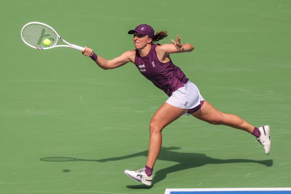 Article image accompanying Iga Swiatek beats Magdalena Frech to reach round of 16 at Wuhan Open on WagerUp Sports News.