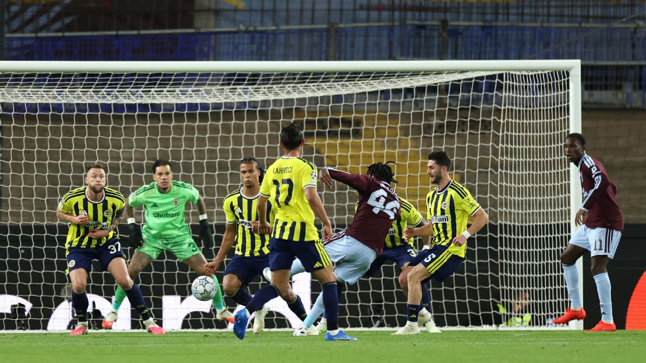 Article image accompanying Aston Villa vs. Fenerbahce LIVE: Champions League updates as Villa in full control through Manzambi and Jackson on WagerUp Sports News.