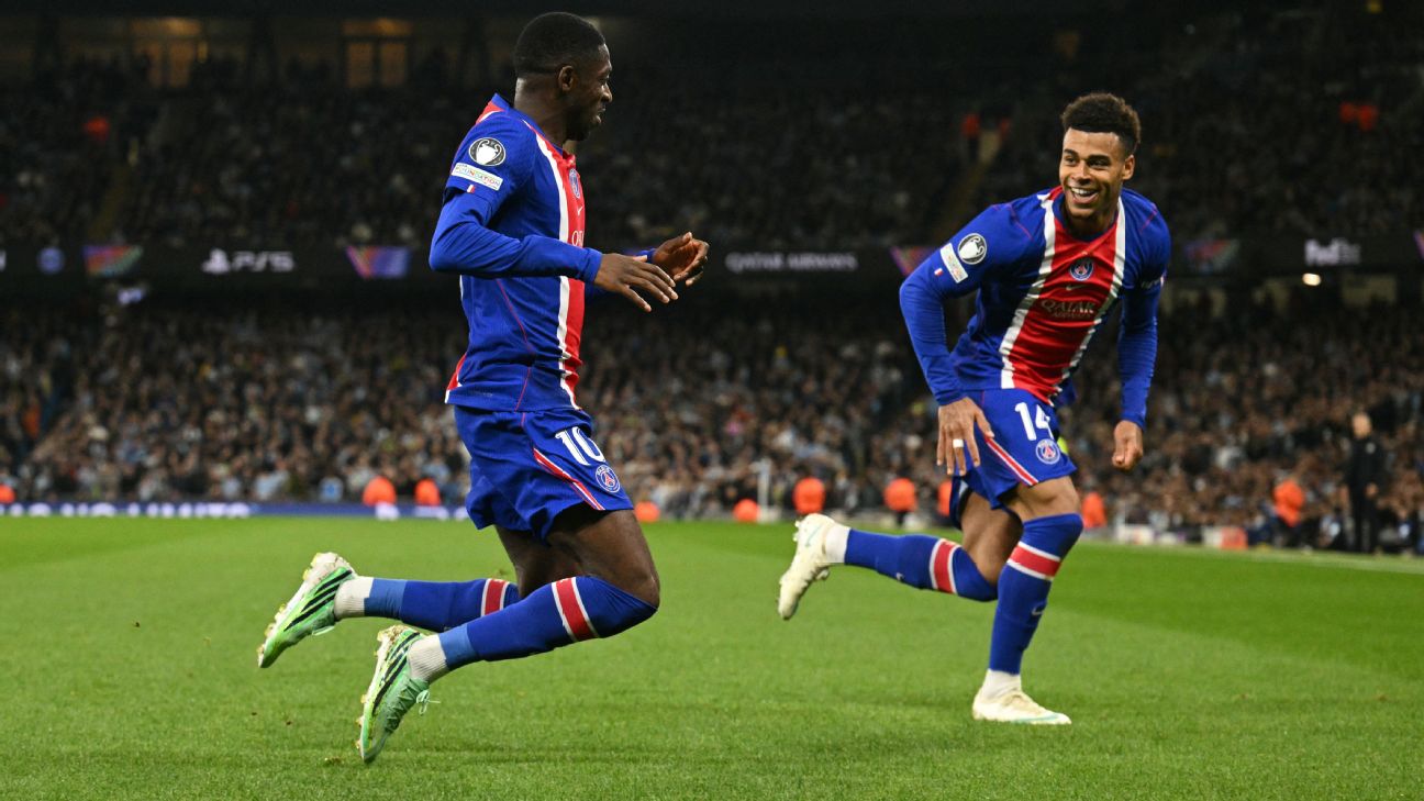 Article image accompanying Champions League recap: PSG score four past Man City, Madrid with comeback vs. Roma on WagerUp Sports News. Article image accompanying Champions League recap: PSG score four past Man City, Madrid with comeback vs. Roma on WagerUp Sports News.