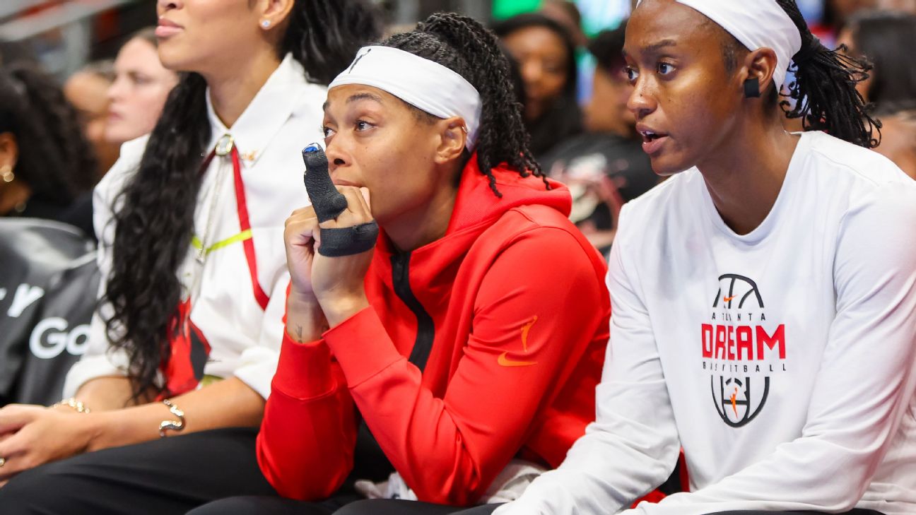 Allisha Gray led the Dream in scoring in the regular season but was limited to 11 minutes in the semifinals after a Game 1 injury to her left (shooting) hand, which required a procedure. She is day-to-day.