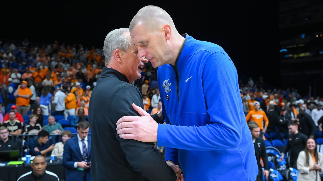 There's pressure on Mark Pope entering year three at Kentucky, while Tennessee's Rick Barnes remains on our retirement watch list. — Article image accompanying Men's NCAA basketball 2026-27 coaching hot seat, retirement guide on WagerUp Sports News.
