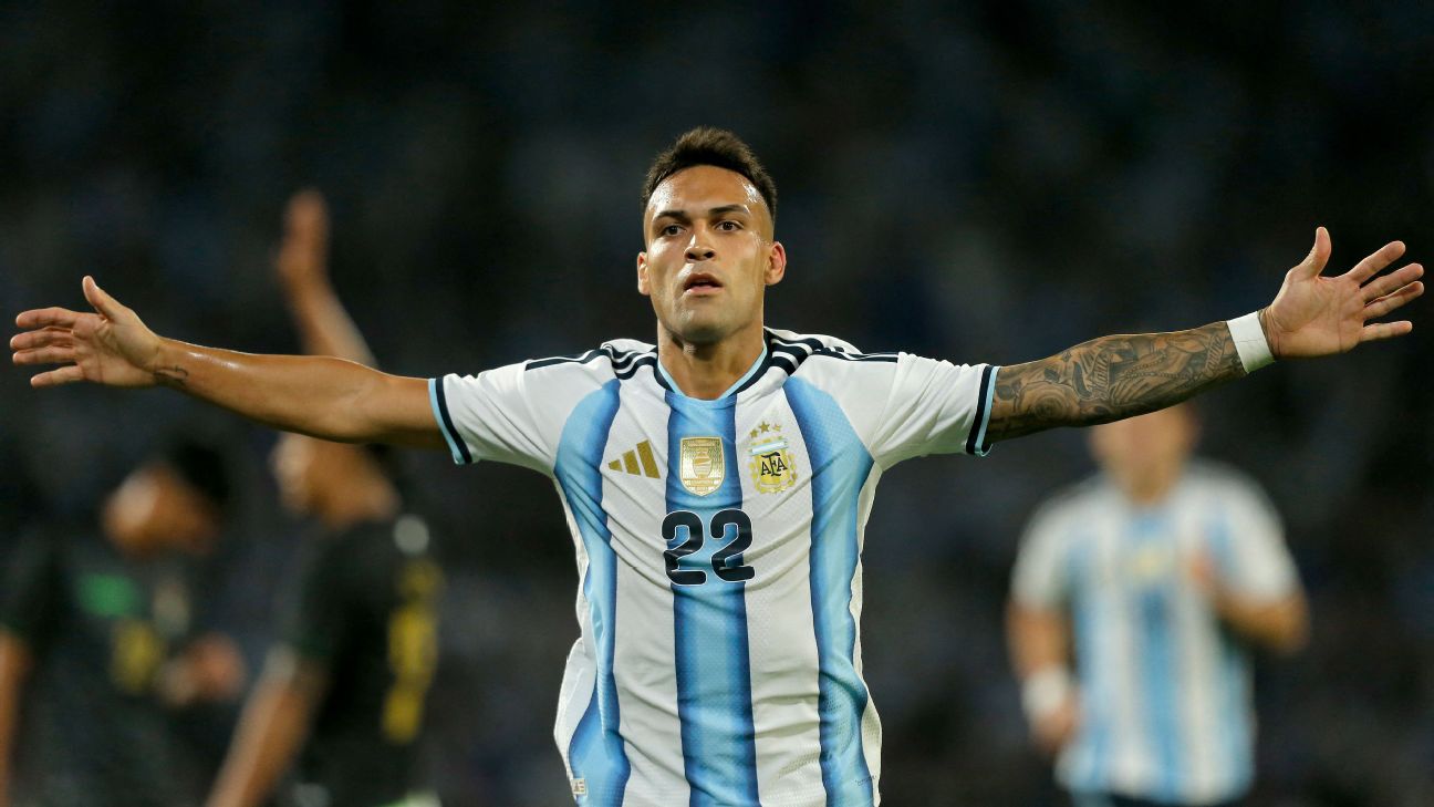 Article image accompanying Lautaro Martínez on World Cup goal against England: 'One of the most important in Argentina history' on WagerUp Sports News. Article image accompanying Lautaro Martínez on World Cup goal against England: 'One of the most important in Argentina history' on WagerUp Sports News.