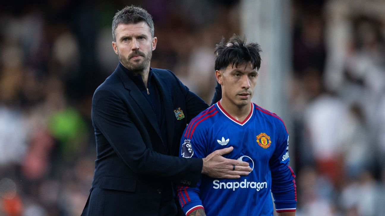 Article image accompanying Michael Carrick denies divisions within Man United squad after Lisandro Martínez outburst on WagerUp Sports News. Article image accompanying Michael Carrick denies divisions within Man United squad after Lisandro Martínez outburst on WagerUp Sports News.