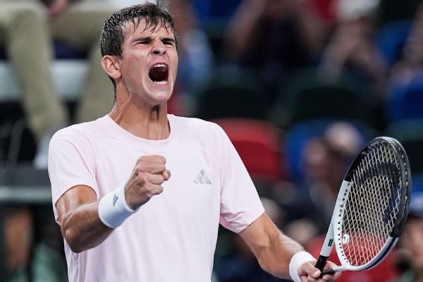 Article image accompanying Rafael Jodar makes Shanghai Masters history, sets up semifinal vs. Medvedev on WagerUp Sports News. Article image accompanying Rafael Jodar makes Shanghai Masters history, sets up semifinal vs. Medvedev on WagerUp Sports News.