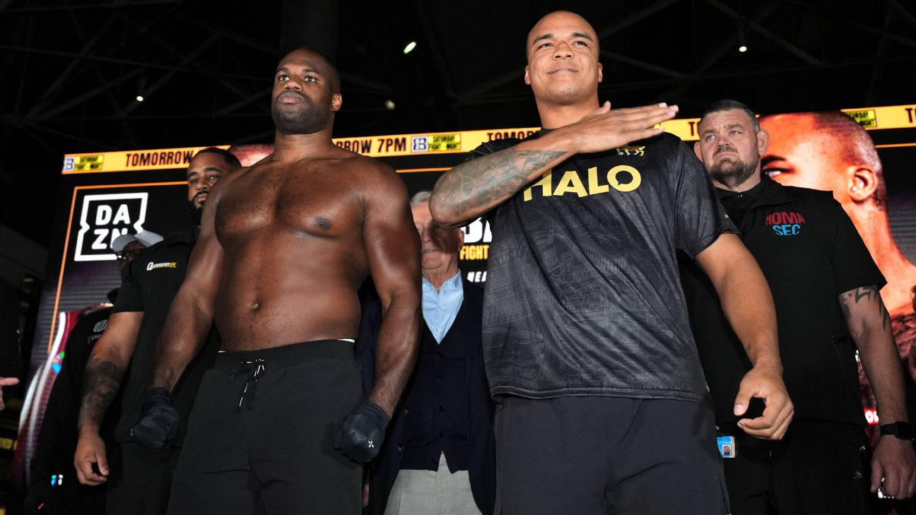 Article image accompanying Daniel Dubois, Fabio Wardley tip scales at career-heavy weights for rematch on WagerUp Sports News. Article image accompanying Daniel Dubois, Fabio Wardley tip scales at career-heavy weights for rematch on WagerUp Sports News.