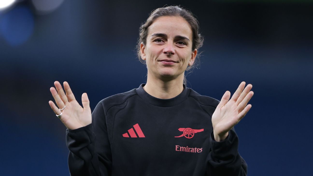 Renée Slegers has endured a difficult start to the season with Arsenal. — Article image accompanying Arsenal boss Renée Slegers insists she can see 'light at the end of the tunnel' on WagerUp Sports News. Renée Slegers has endured a difficult start to the season with Arsenal. — Article image accompanying Arsenal boss Renée Slegers insists she can see 'light at the end of the tunnel' on WagerUp Sports News.