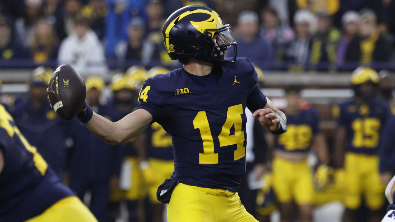 Michigan's Whittingham: Won't 'tip our hand' by naming starting QB vs. Indiana