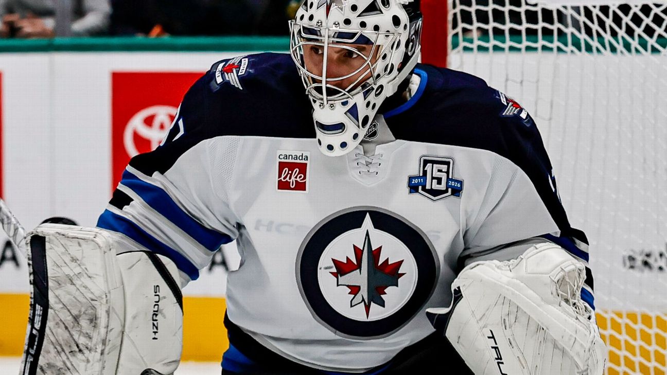 Devils acquire 3-time Vezina winner Hellebuyck from Jets