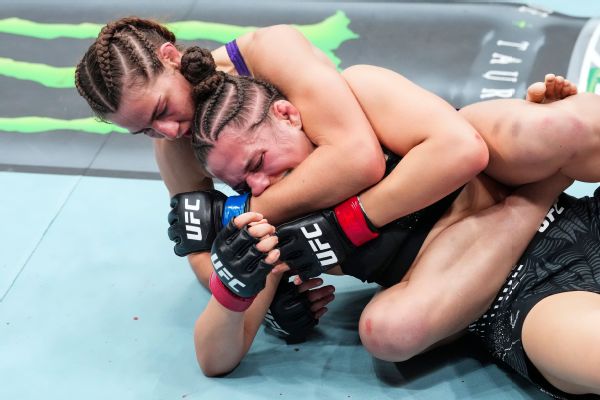 Jasmine Jasudavicius outpoints Erin Blanchfield at UFC Fight Night