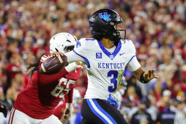 Article image accompanying No. 15 Kentucky grabs share of SEC lead with comeback win over Oklahoma on WagerUp Sports News. Article image accompanying No. 15 Kentucky grabs share of SEC lead with comeback win over Oklahoma on WagerUp Sports News.