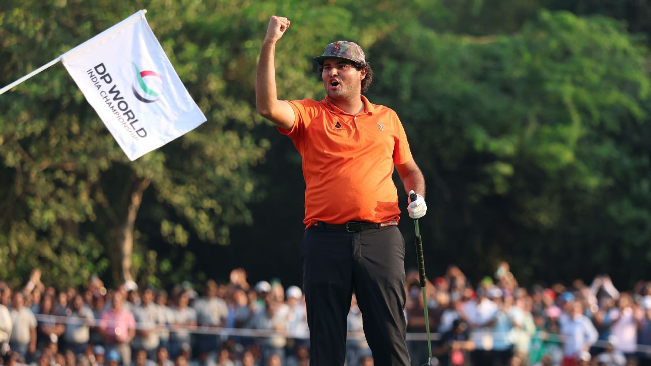 Article image accompanying Eugenio Chacarra wins DP World India Championship, now No. 1 in Race to Dubai on WagerUp Sports News.