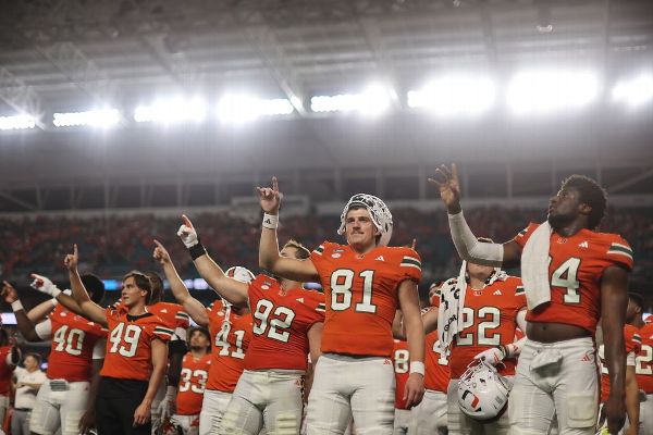 Article image accompanying Miami climbs to No. 1, BYU to No. 2 after chaotic week shakes up AP Top 25 on WagerUp Sports News. Article image accompanying Miami climbs to No. 1, BYU to No. 2 after chaotic week shakes up AP Top 25 on WagerUp Sports News.