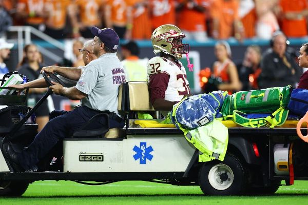 Article image accompanying Source: FSU top RB Ousmane Kromah (ankle) out for season on WagerUp Sports News. Article image accompanying Source: FSU top RB Ousmane Kromah (ankle) out for season on WagerUp Sports News.