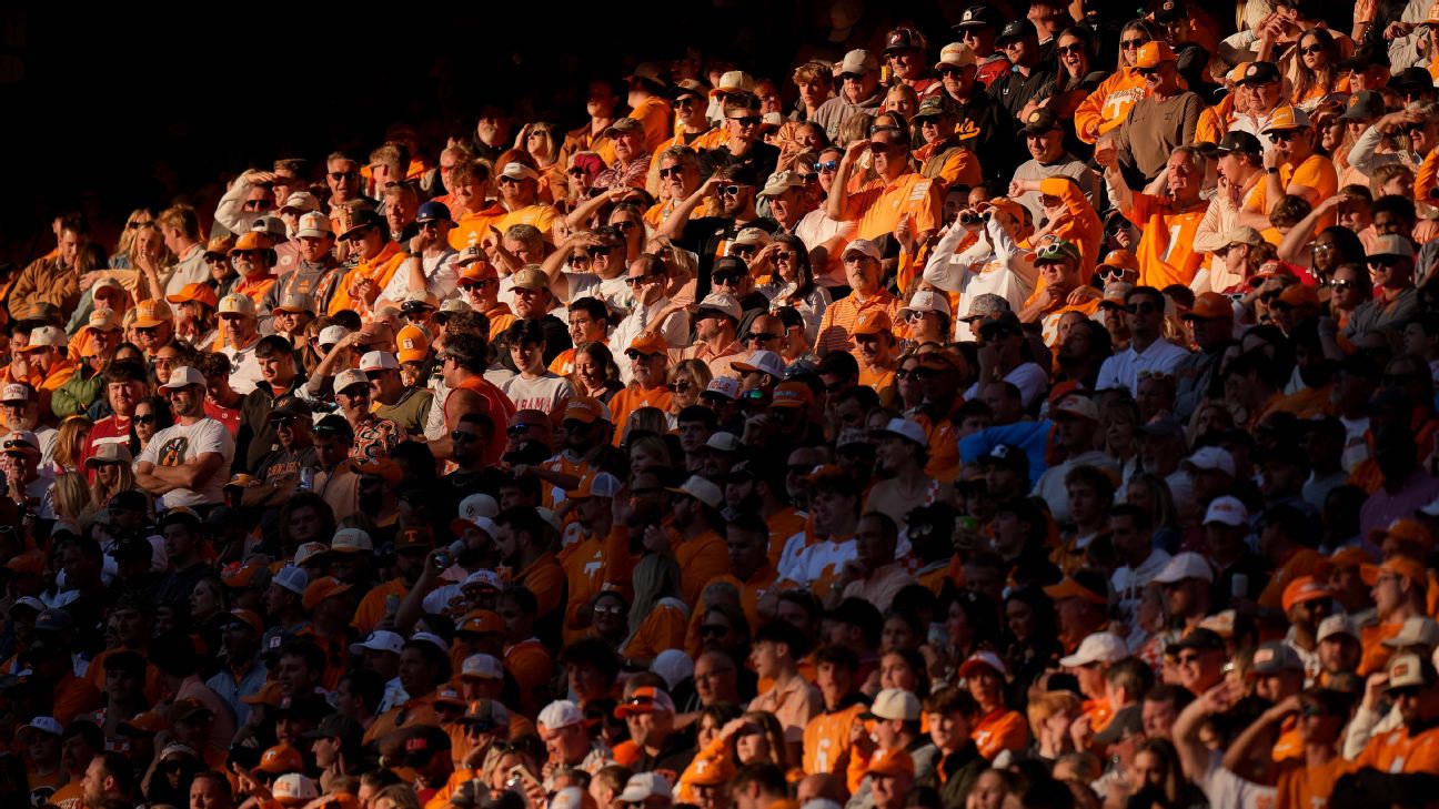 Article image accompanying Tennessee fined $500K after fans storm field following win over Alabama on WagerUp Sports News. Article image accompanying Tennessee fined $500K after fans storm field following win over Alabama on WagerUp Sports News.