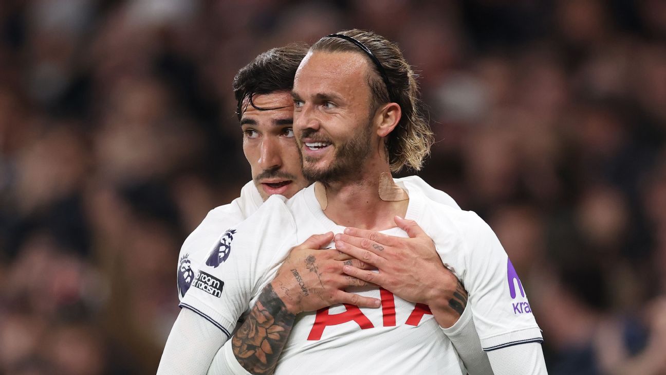 Article image accompanying Tottenham 3-1 Coventry: James Maddison goal, Dejan Kulusevski return brings feel-good factor back to Spurs on WagerUp Sports News.