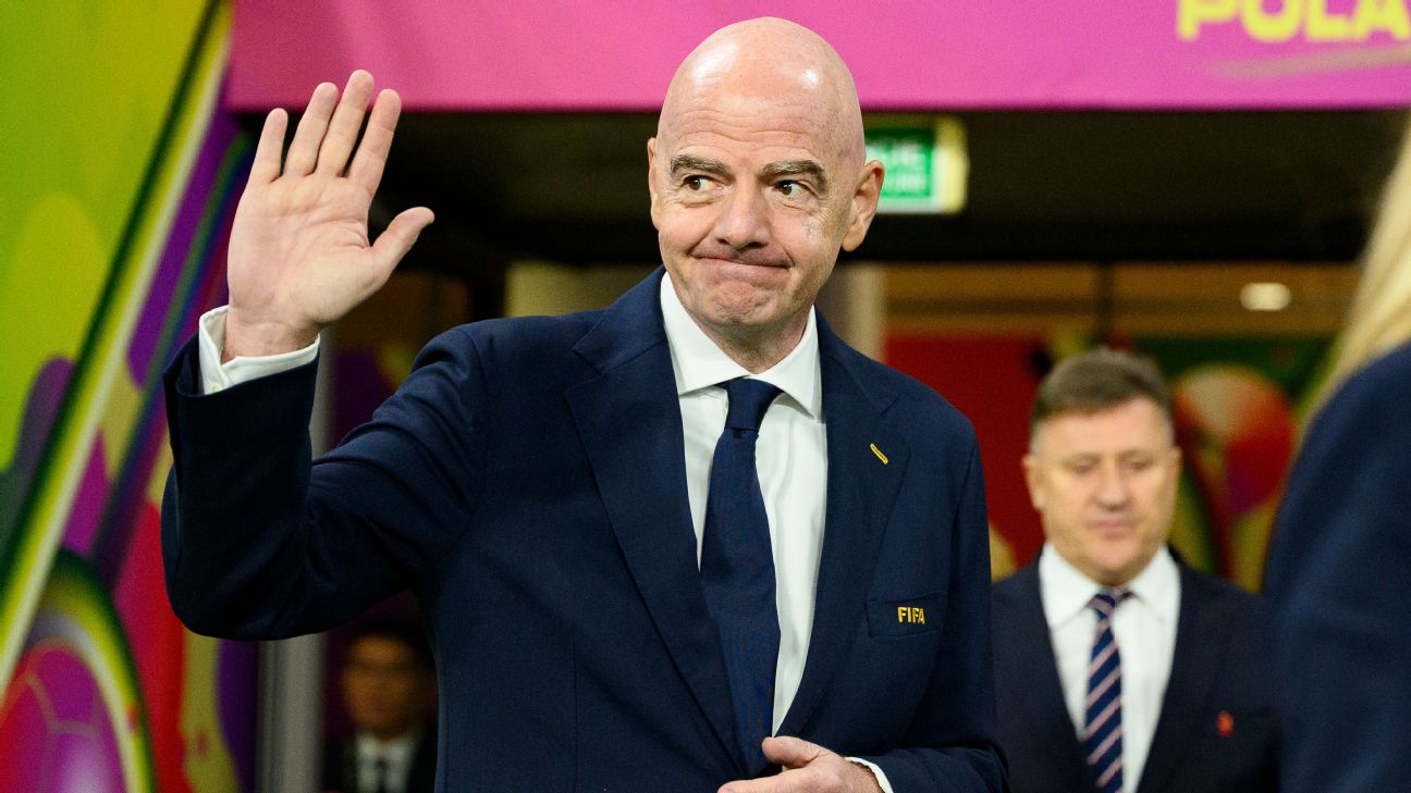 Article image accompanying Gianni Infantino courts Asian Football Confederation in reelection campaign bid on WagerUp Sports News.