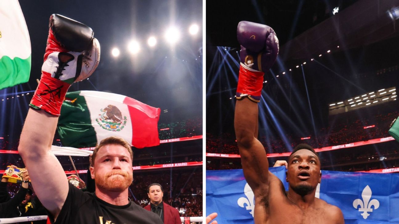 Article image accompanying Saul 'Canelo' Alvarez vs. Christian Mbilli: How to watch in UK, ring-walk time, date, TV channel, undercard on WagerUp Sports News. Article image accompanying Saul 'Canelo' Alvarez vs. Christian Mbilli: How to watch in UK, ring-walk time, date, TV channel, undercard on WagerUp Sports News.